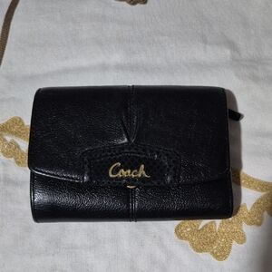 Coach Black Leather Wallet